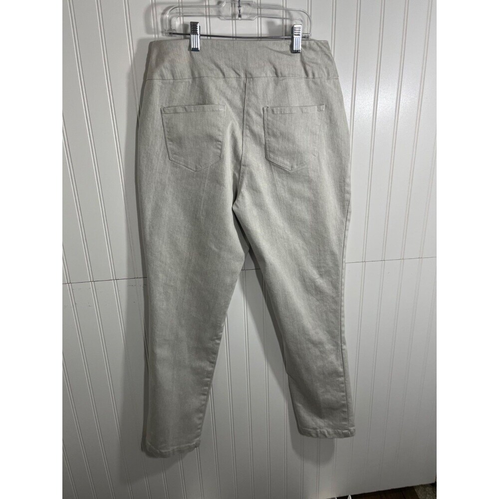 Lulu B Pants Women's Size 8 Beige Stretch Tapered Performance Career Golf Casual - Picture 4 of 6